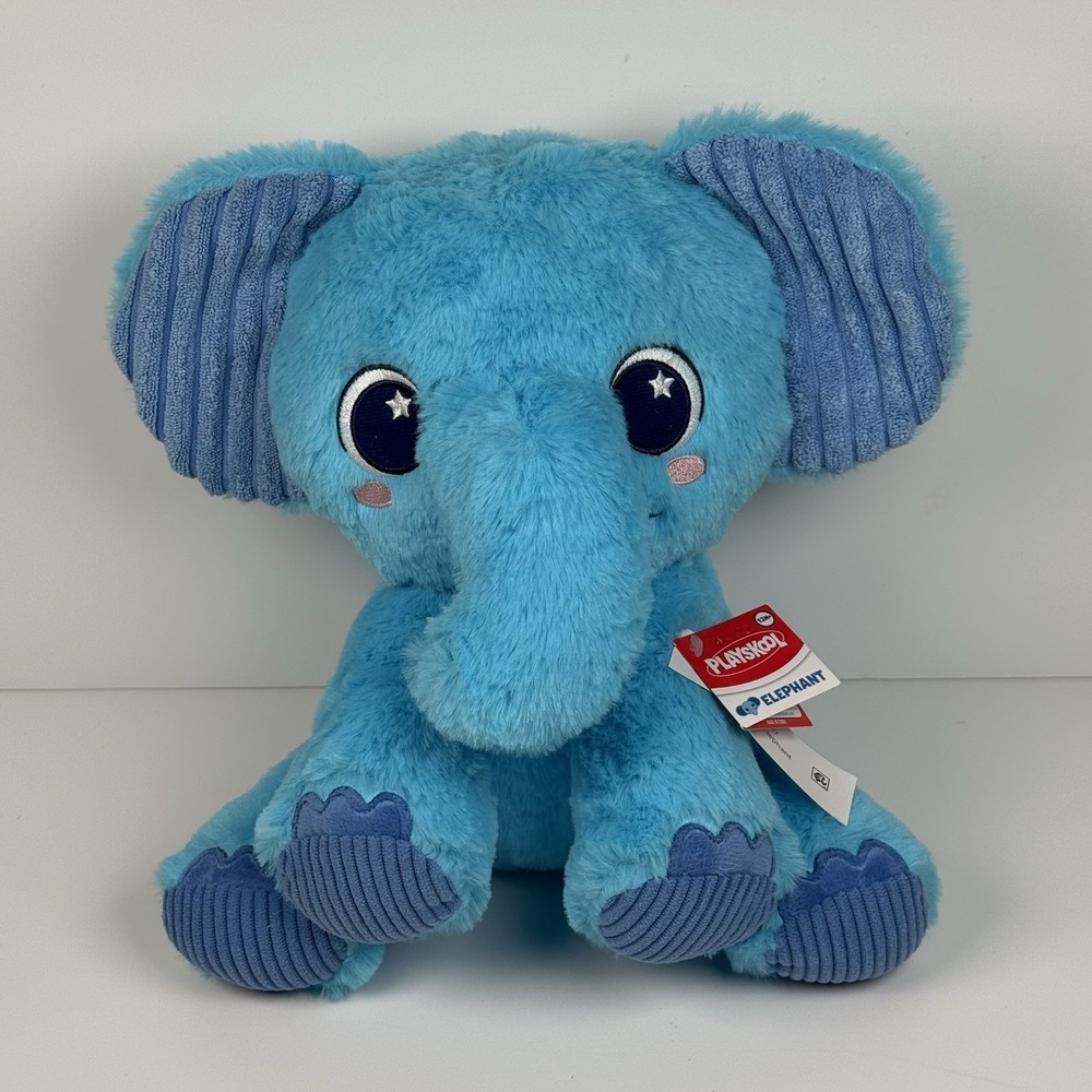 NWT Playskool Elephant Plush Stuffed Animal 12+months Toy Baby Toddler